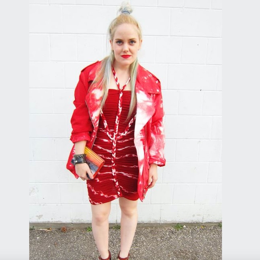 Red tie dye Isabel Marant dress (size M/L)